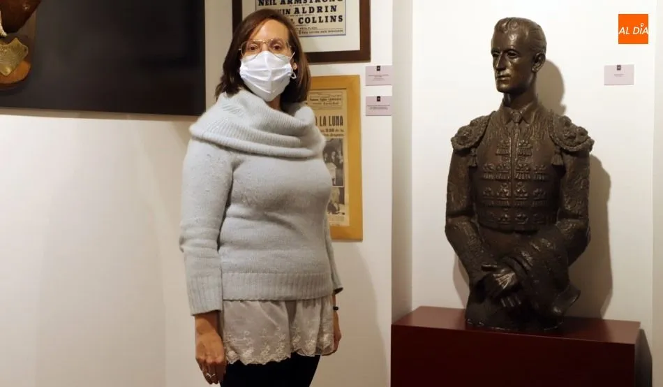 Beatriz Montejo en el Museo Taurino de Salamanca | Fotos: Lydia González