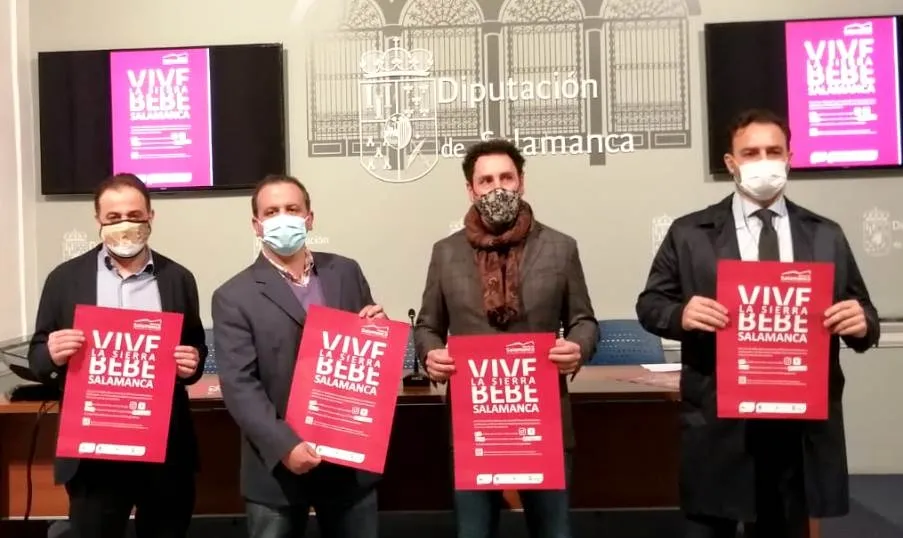 Presentación de la campaña  ‘Bebe Salamanca’ en la Diputación