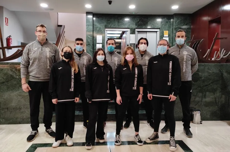 Sobresaliente actuación de los halteras salmantinos en la Copa del Rey y la Reina de Halterofilia