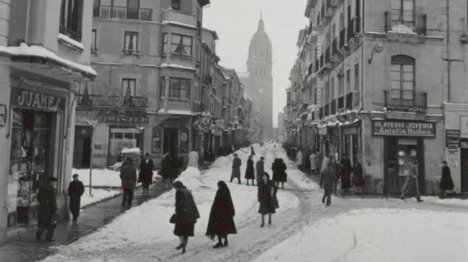 La nevadas de antaño en Salamanca