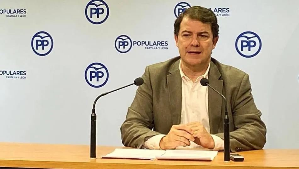 Alfonso Fernández Mañueco, presidente del PP en Castilla y León