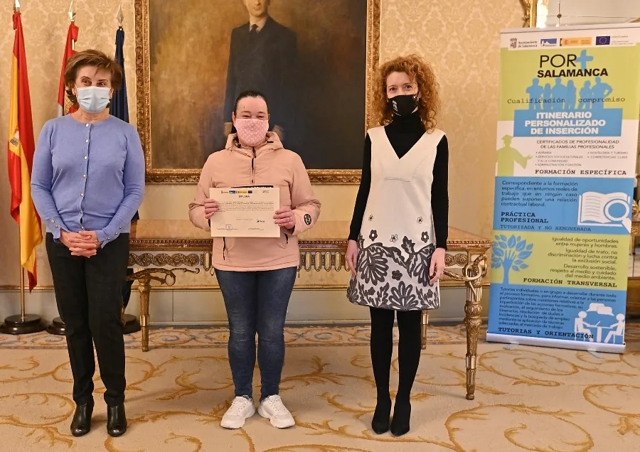 Entrega de diplomas de este curso del Ayuntamiento