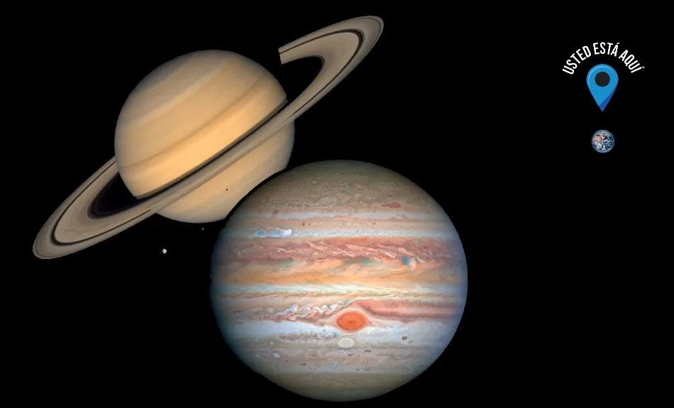 Astróbriga celebrará la histórica gran conjunción entre Júpiter y Saturno  