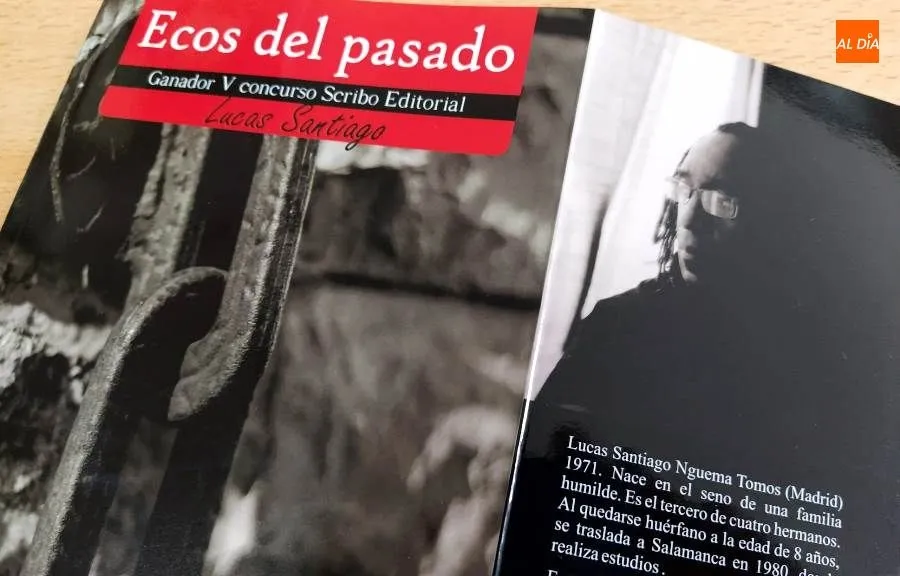 Portada de Ecos del pasado, el último poemario de Lucas Santiago