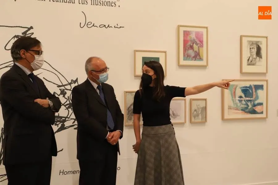 La muestra está coordinada por la profesora y doctora de Bellas Artes por la Universidad de Salamanca, Vanesa Gallardo. Foto de Lydia González