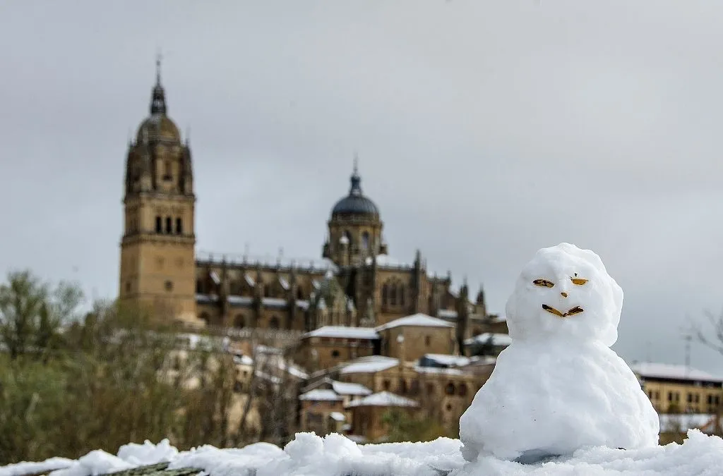 La nieve podría llegar a Salamanca en Nochebuena, según la AEMET