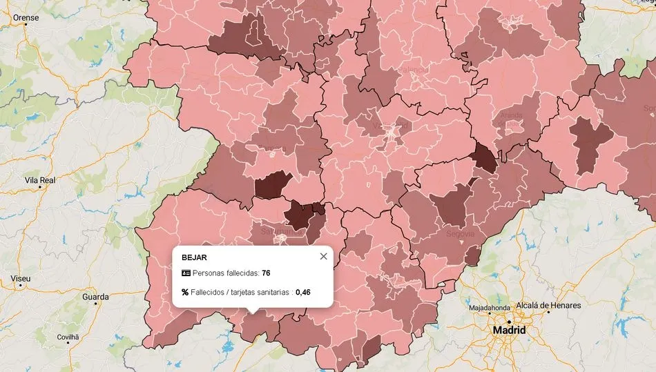 Datos oficiciales facilitados por la Junta de Castilla y León