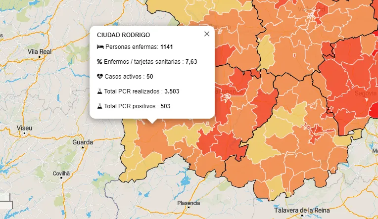 Pequeño paso atrás de la Zona Básica de Ciudad Rodrigo al sumar 3 positivos por PCR más  