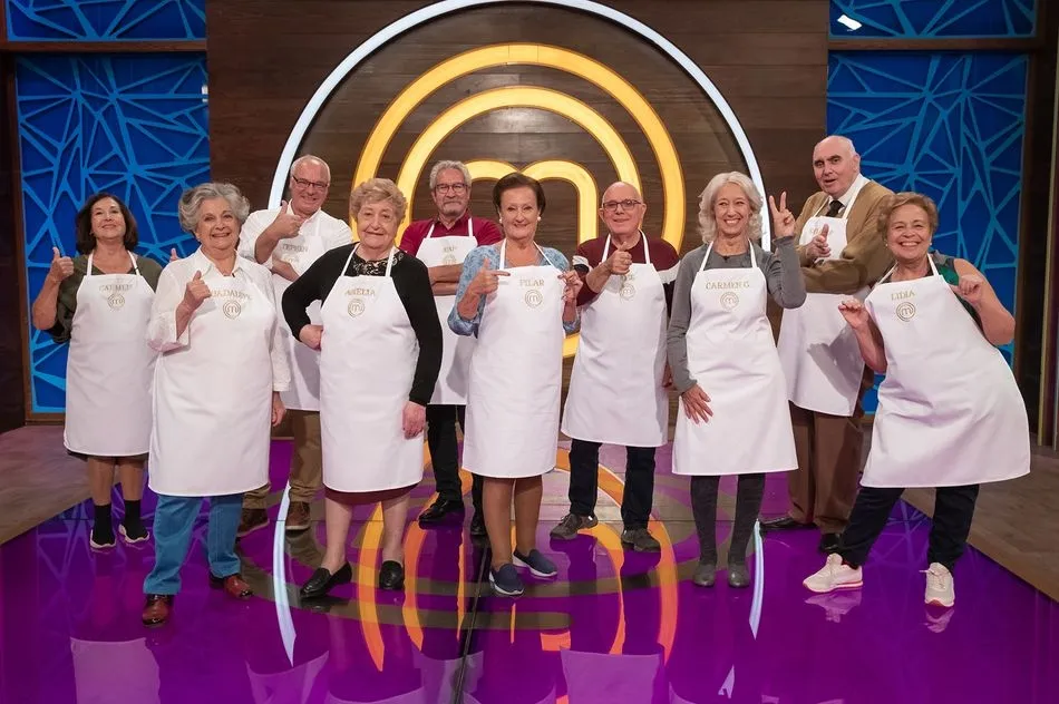 Participantes en el programa de MasterChef Abuelos de La 1 de TVE