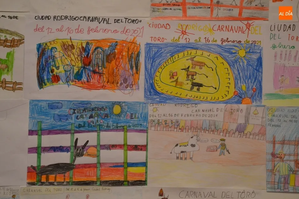 Foto 9 - Presentados 488 trabajos al Concurso de Dibujo Infantil del Carnaval del Toro 2021  