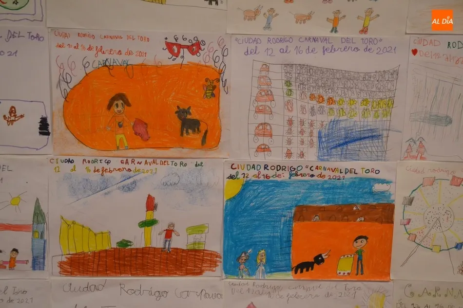 Foto 7 - Presentados 488 trabajos al Concurso de Dibujo Infantil del Carnaval del Toro 2021  