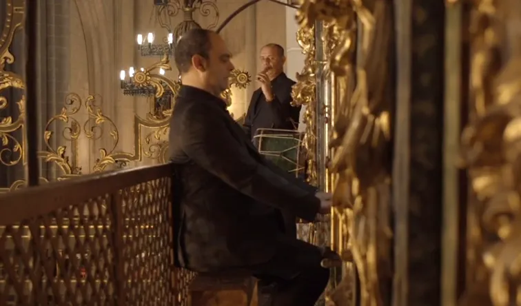 José Ramón Cid y Manuel José Gutiérrez felicitan la Navidad tocando en la Catedral  