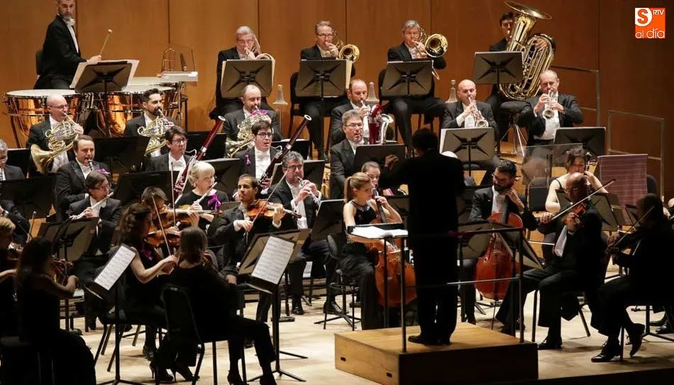 La Orquesta Sinfónica de Castilla y León en un concierto en Salamanca - Archivo