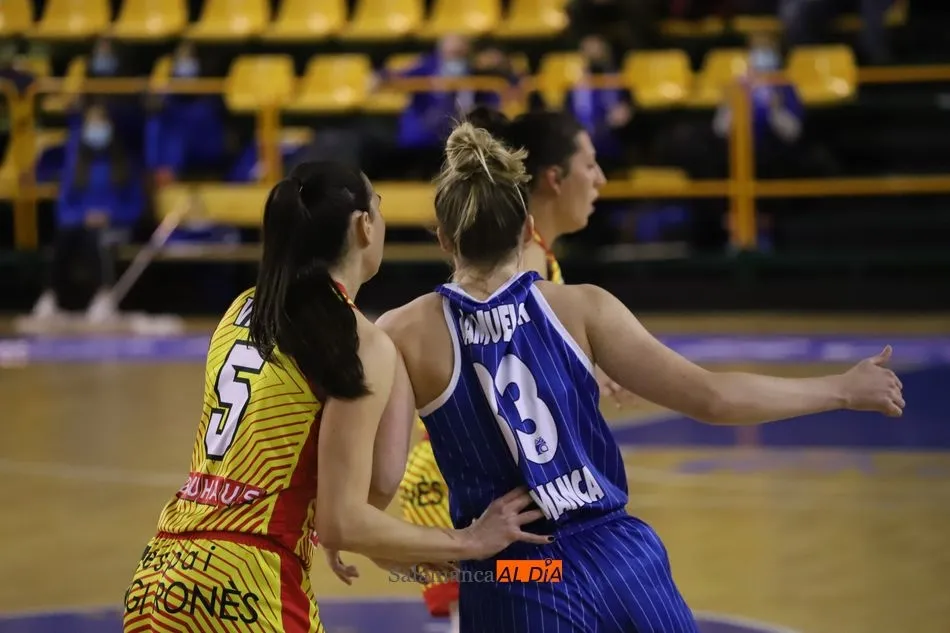 Samuelson, en el partido con Girona