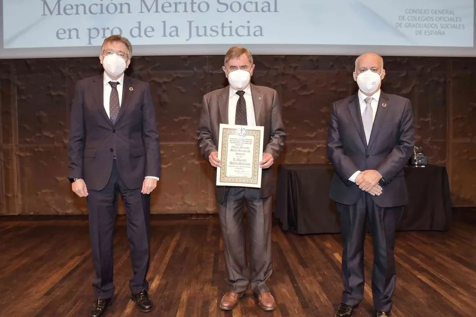 Entrega del premio al salmantino Manuel Marín Madrazo