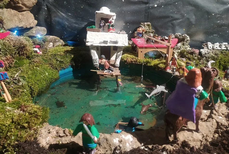 Los jóvenes de Boada montan un macrobelén y una exposición didáctica alusiva  