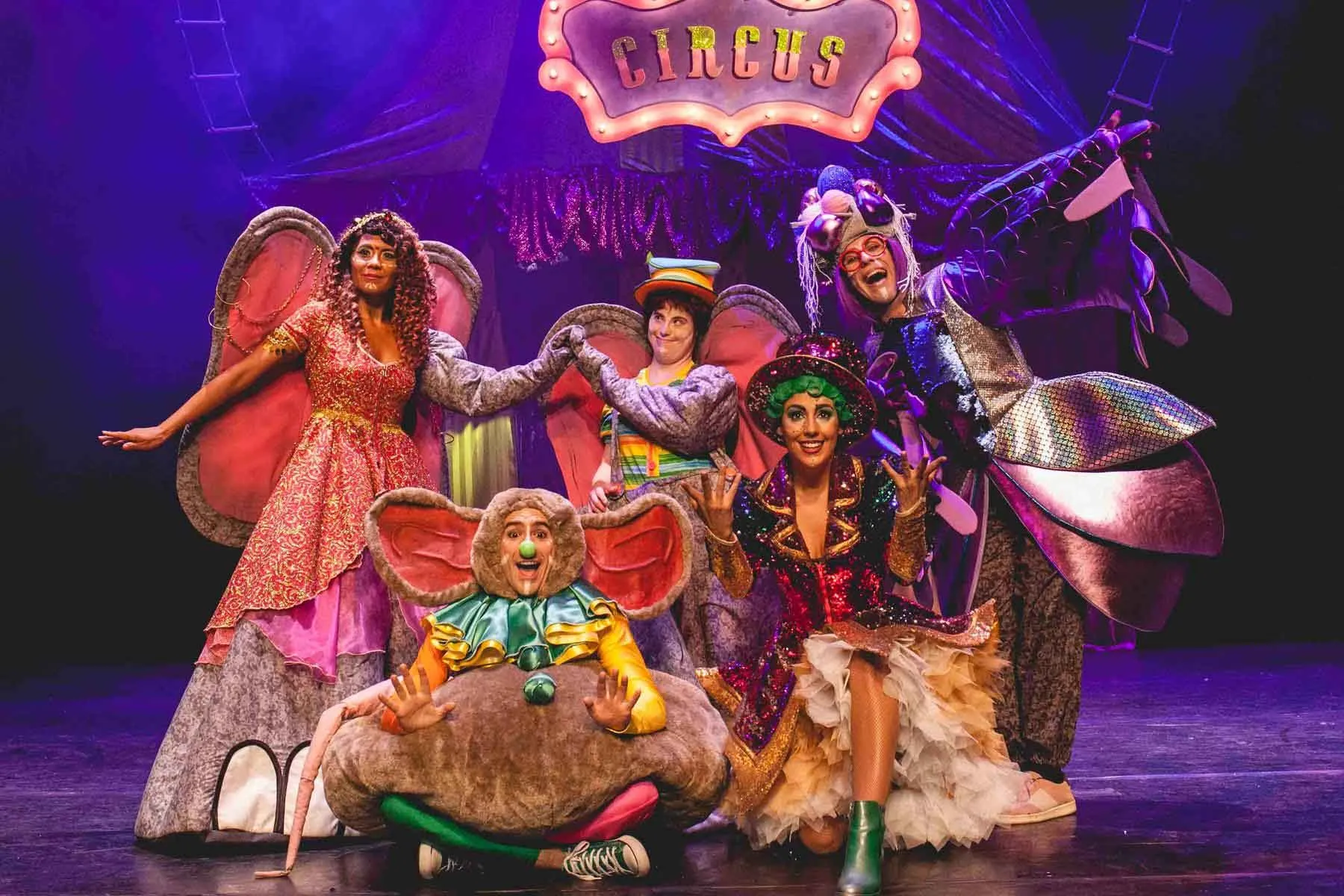 Imagen del musical de Dumbo