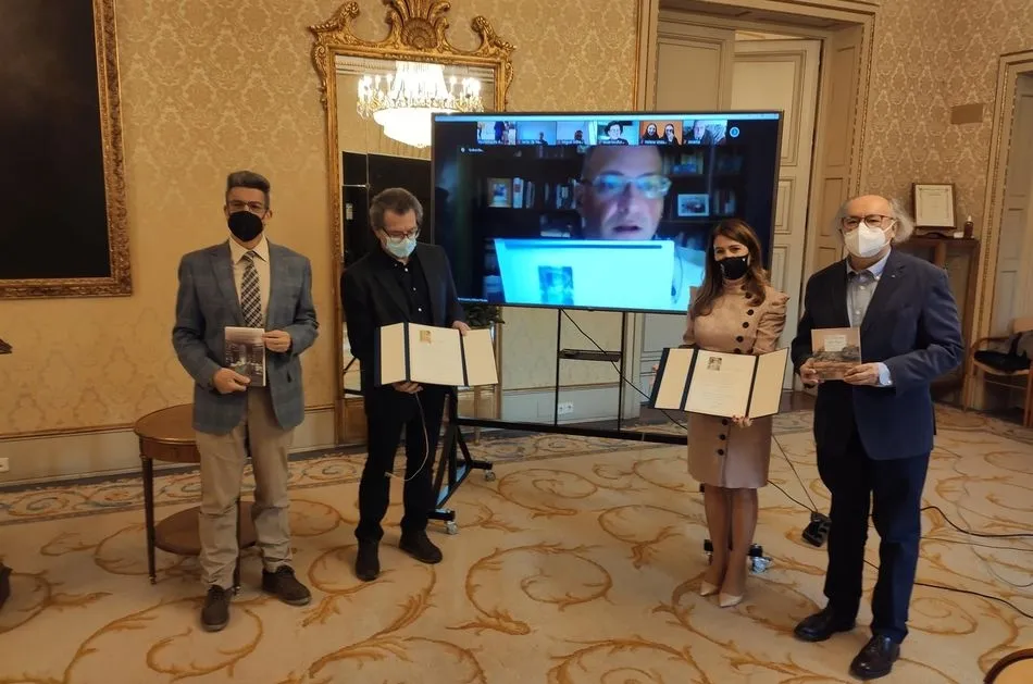 Entrega de los premios Ciudad de Salamanca de Poesía y Novela 2020. Foto: EP