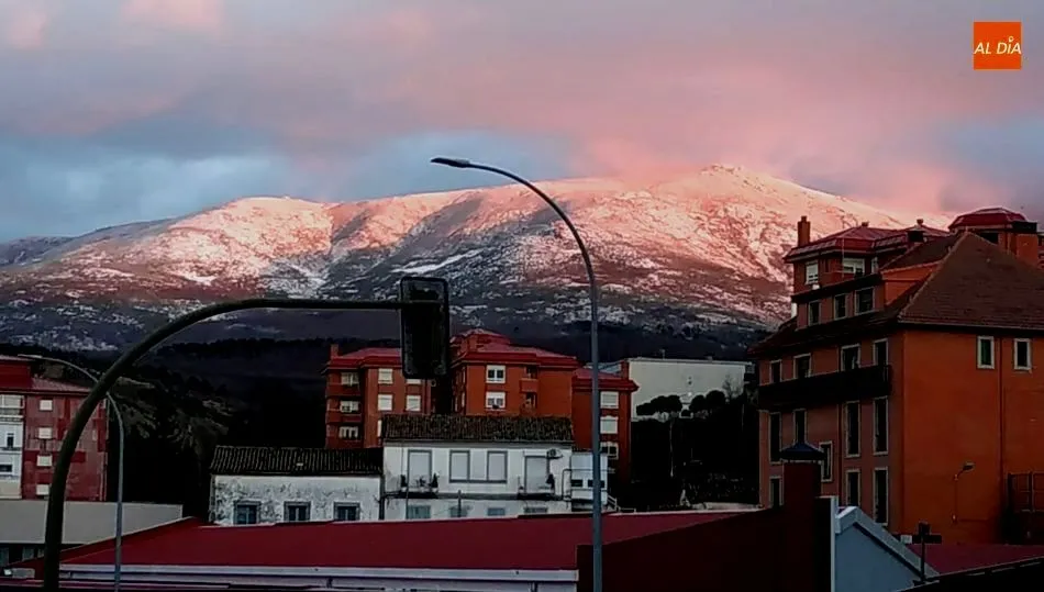 La borrasca ‘Bella’ tiñe con su nombre las cumbres de la Sierra de Béjar