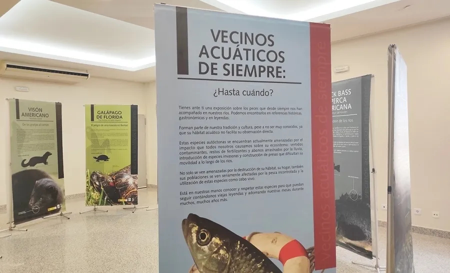 Foto 3 - La Casa de Cultura de Carbajosa acoge la exposici&oacute;n &lsquo;Nuestros vecinos acu&aacute;ticos&rsquo;