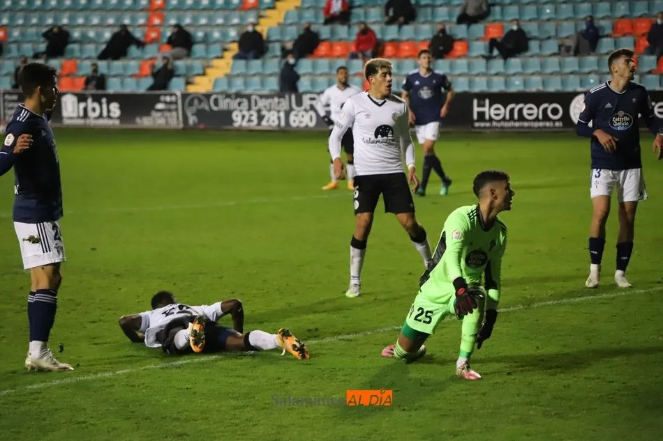 Un partido celebrado en el Helmántico este curso