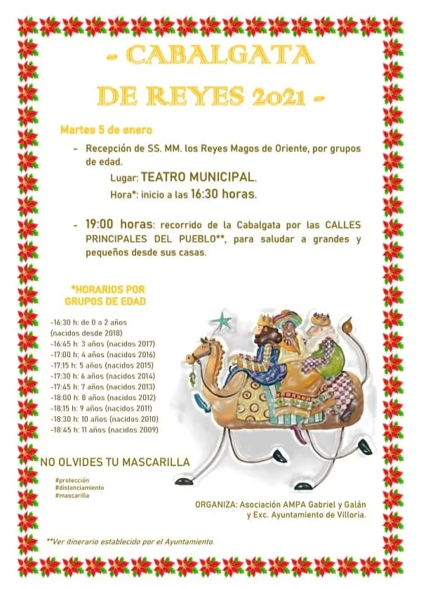 Foto 2 - Los ni&ntilde;os de Villoria ser&aacute;n recibidos por sus majestades de oriente y podr&aacute;n verlos pasar desde...