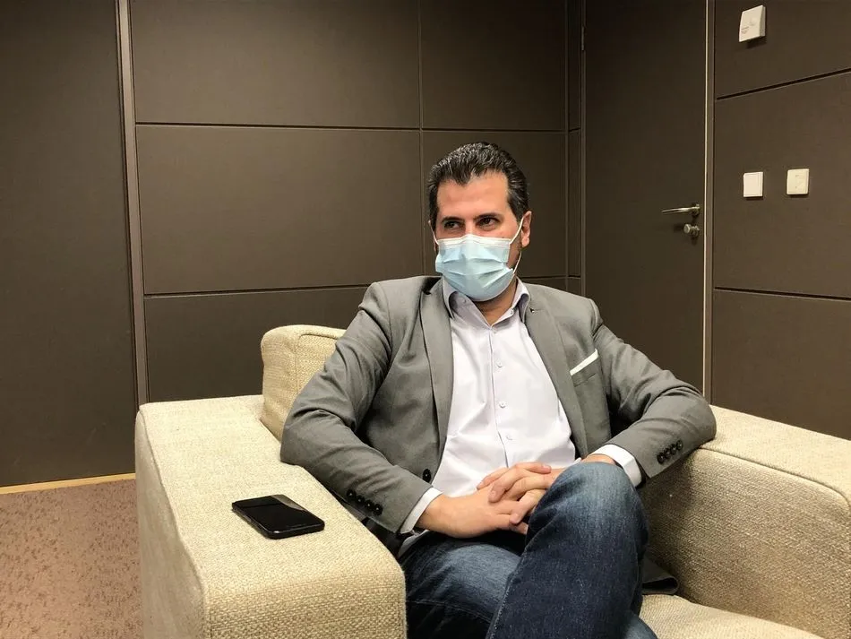 El secretario autonómico del PSOE, Luis Tudanca, en una entrevista a Europa Press - EUROPA PRESS