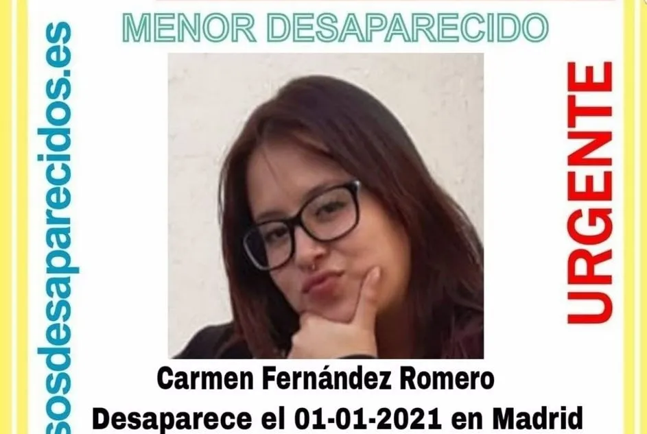Foto de la joven de 17 años desaparecida en Madrid