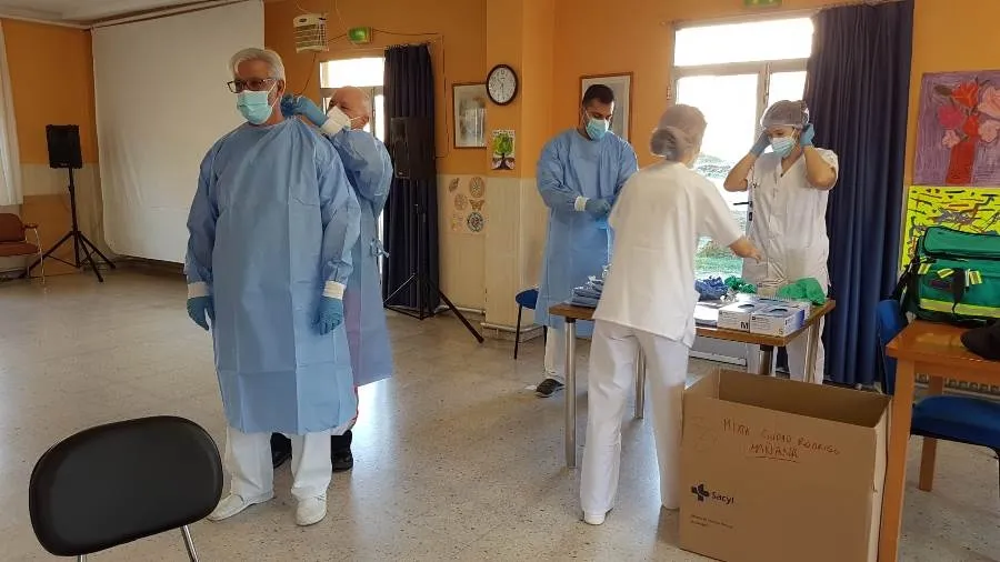 Vacunaciones en la residencia mixta de Ciudad Rodrigo