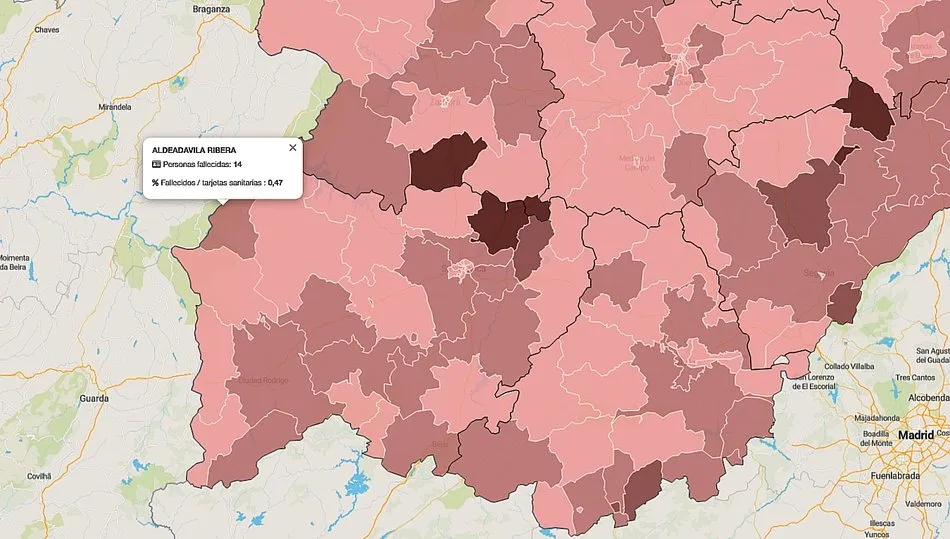La ZBS de Aldeadávila sumaba ayer lunes dos fallecidos más por la COVID-19, por lo que son ya 14 los muertos en esta área de salud