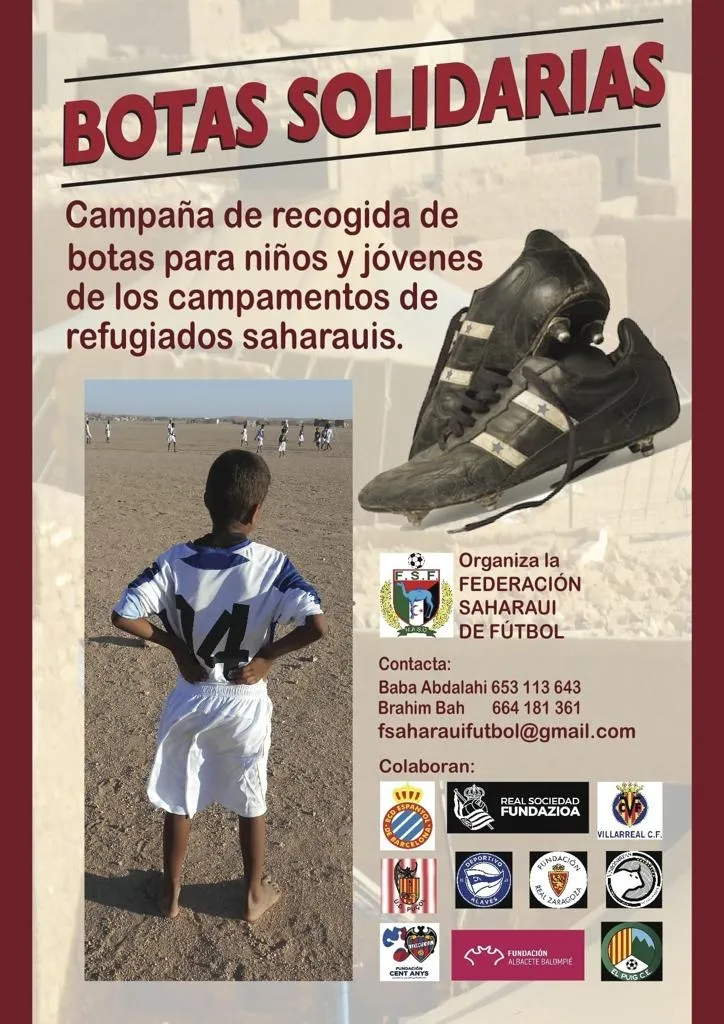Foto 2 - Unionistas&nbsp;se suma a la campa&ntilde;a 'Botas solidarias'  