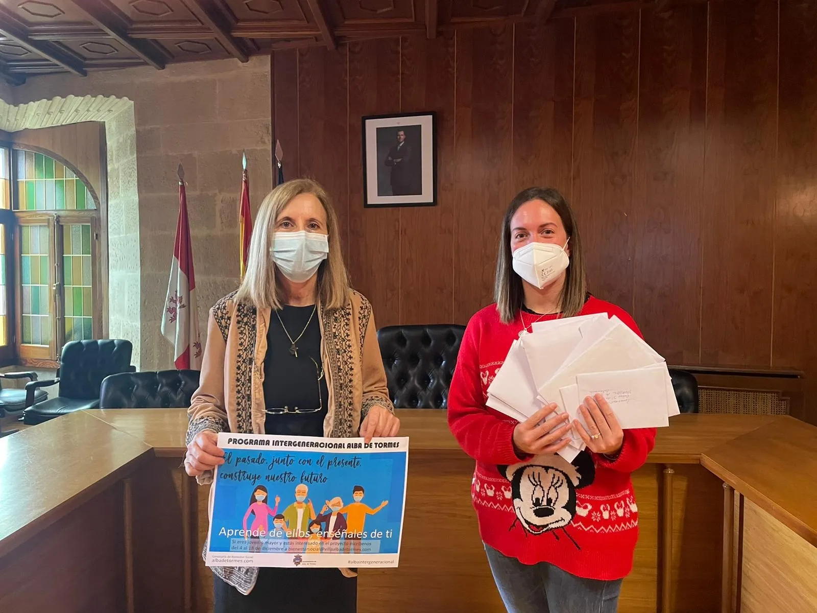 Concepción Miguélez y Lourdes Vaquero