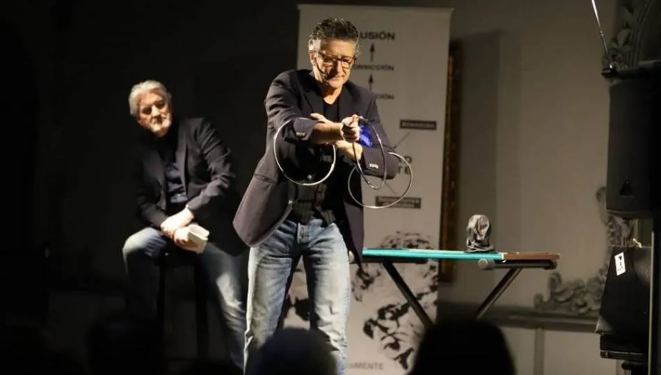 Nacho Casal, uno de los magos que participó en esta programación