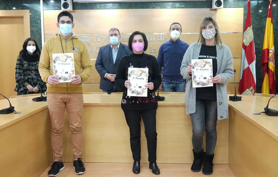 Entrega de los premios del Concurso de Decoración Navideña en Carbajosa 