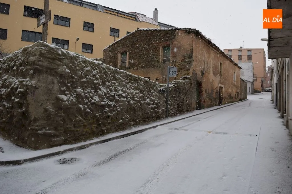 Foto 4 - La nieve hace acto de presencia en Alba de Tormes