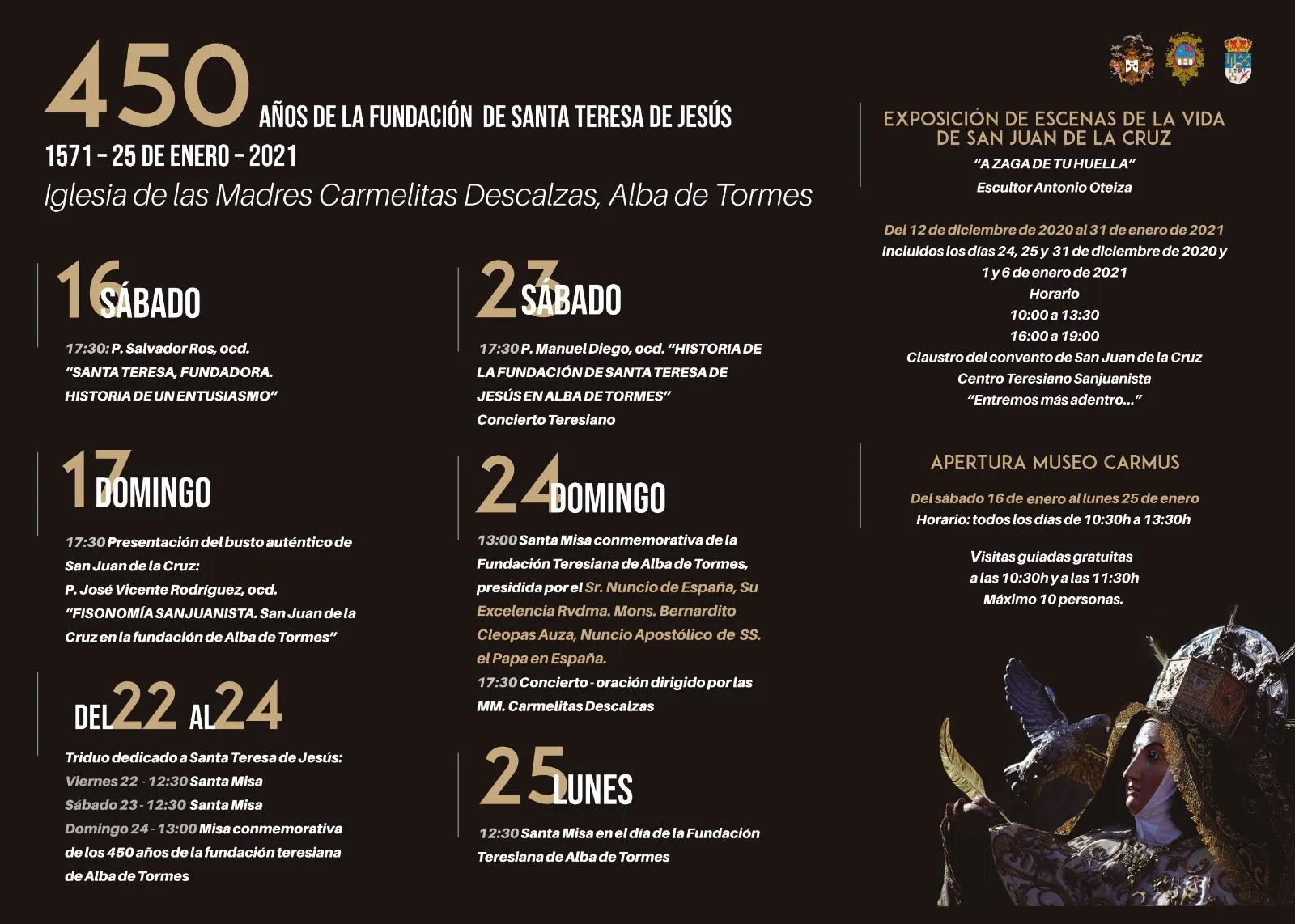 Foto 2 - El Museo Carmus abrir&aacute; sus puertas durante las actividades del 450 aniversario de la Fundaci&oacute;n de ...