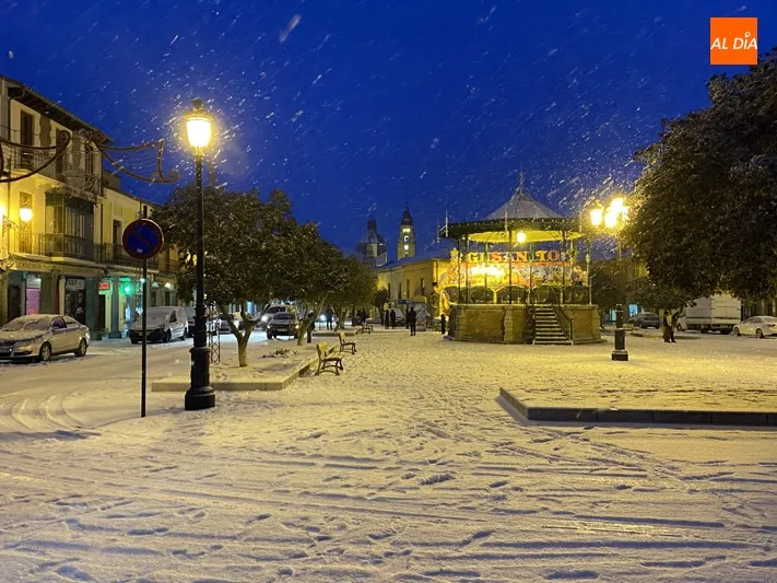 Foto 5 - La borrasca Filomena llega con una fuerte nevada a Pe&ntilde;aranda y complica la situaci&oacute;n en las...