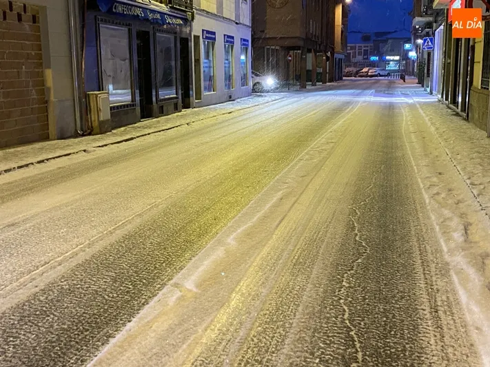 Foto 2 - La borrasca Filomena llega con una fuerte nevada a Pe&ntilde;aranda y complica la situaci&oacute;n en las...
