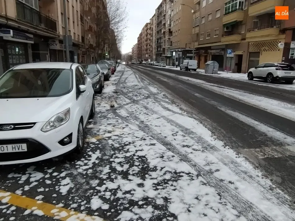 Foto 9 - Salamanca se ti&ntilde;e de blanco gracias a la borrasca Filomena