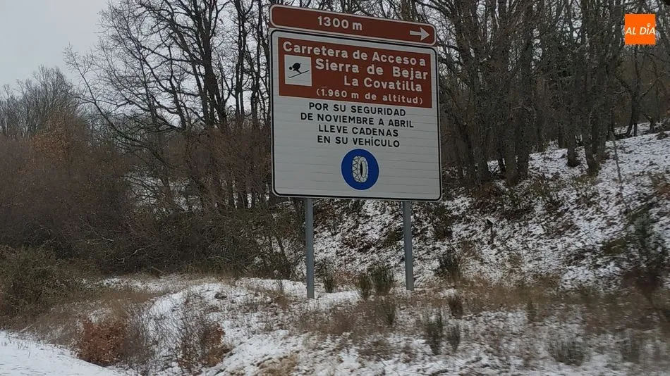 Filomena deja 9 carreteras cortadas y obliga a usar cadenas en otras 54 en Castilla y León