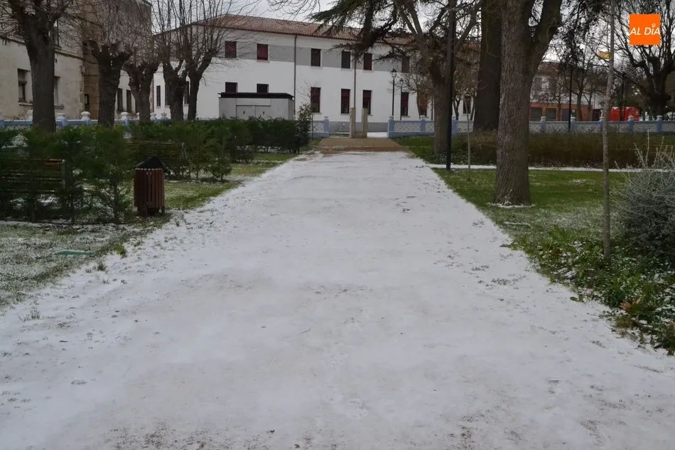 Foto 11 - Ciudad Rodrigo tambi&eacute;n amanece blanco, aunque en su l&iacute;nea habitual cuando nieva