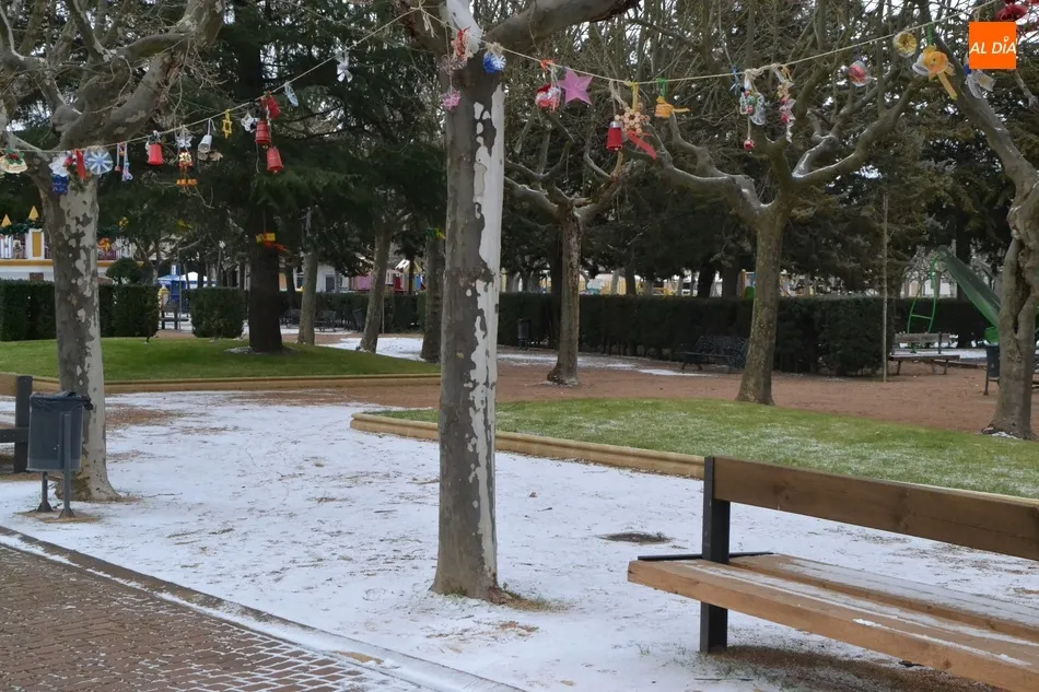 Foto 8 - Ciudad Rodrigo tambi&eacute;n amanece blanco, aunque en su l&iacute;nea habitual cuando nieva