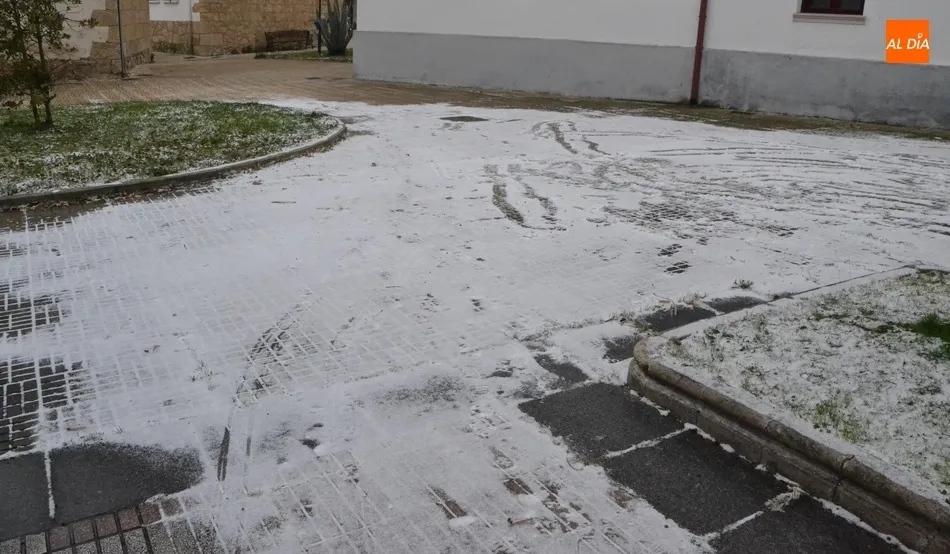 Foto 10 - Ciudad Rodrigo tambi&eacute;n amanece blanco, aunque en su l&iacute;nea habitual cuando nieva
