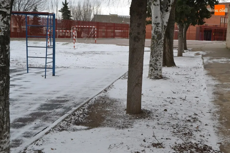 Foto 7 - Ciudad Rodrigo tambi&eacute;n amanece blanco, aunque en su l&iacute;nea habitual cuando nieva
