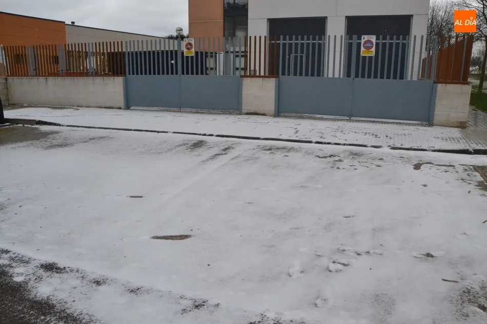 Foto 2 - Ciudad Rodrigo tambi&eacute;n amanece blanco, aunque en su l&iacute;nea habitual cuando nieva
