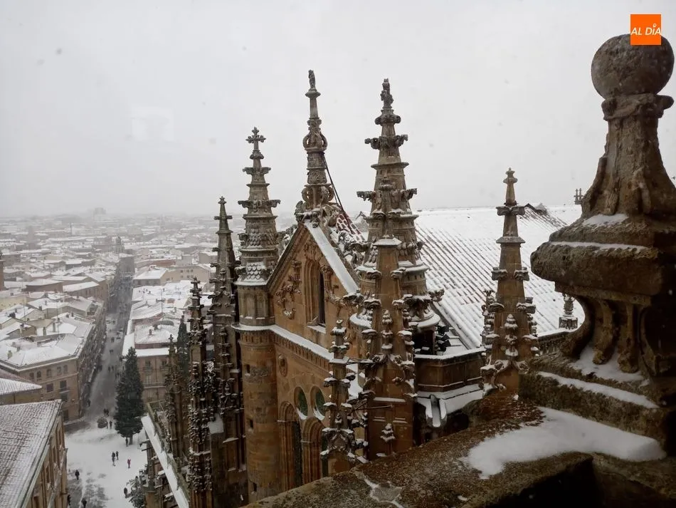 Foto 8 - Vistas de Salamanca cubierta por la nieve desde la Catedral