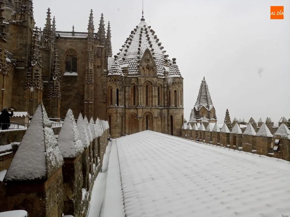 Foto 7 - Vistas de Salamanca cubierta por la nieve desde la Catedral