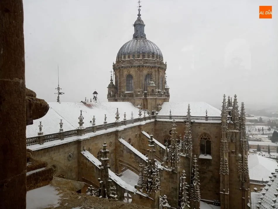 Foto 4 - Vistas de Salamanca cubierta por la nieve desde la Catedral