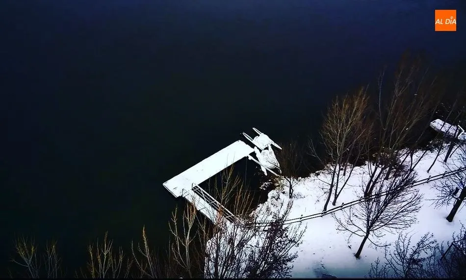Foto 4 - Alba de Tormes nevada, a vista de dron