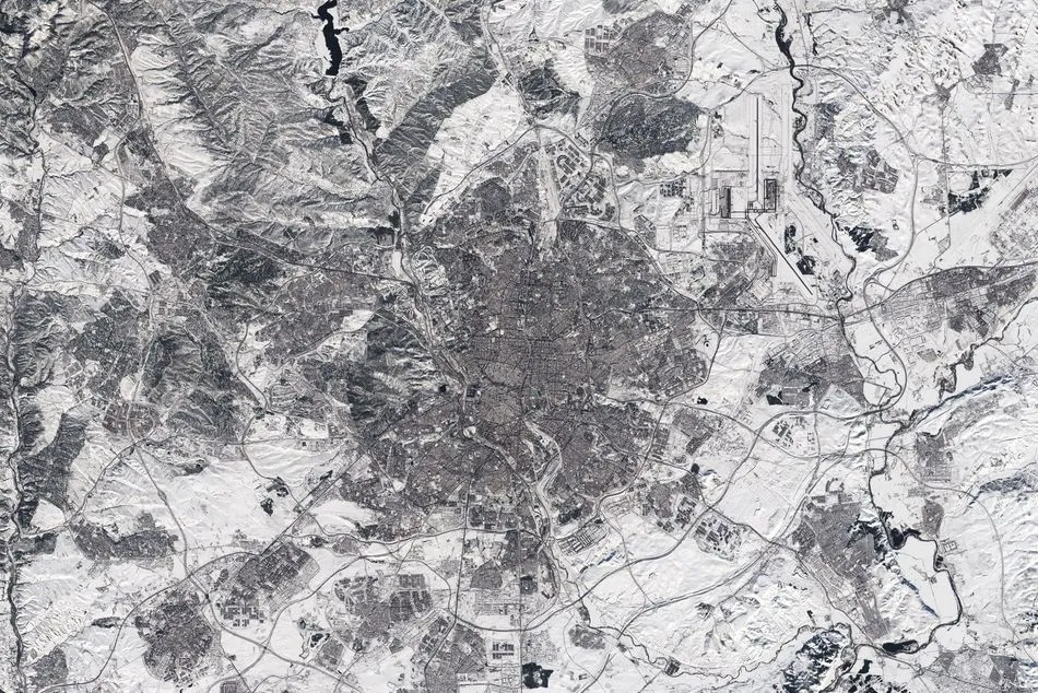 Imagen captada por la misión Copernicus Sentinel-2 el 11 de enero. Foto: EP